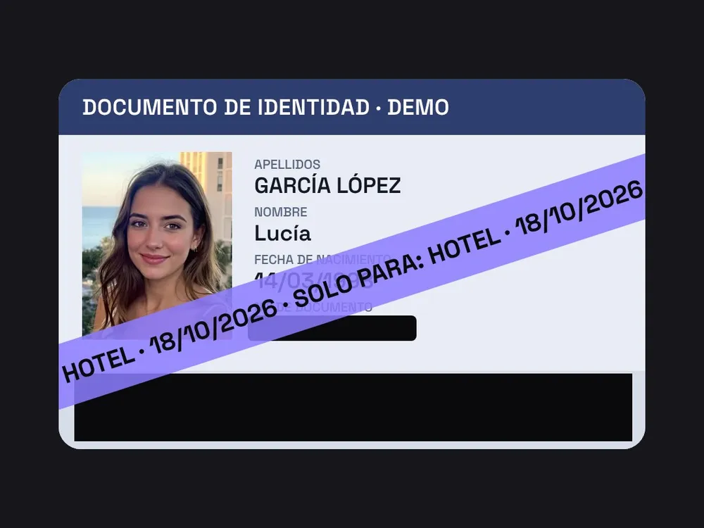Después · Documento de identidad