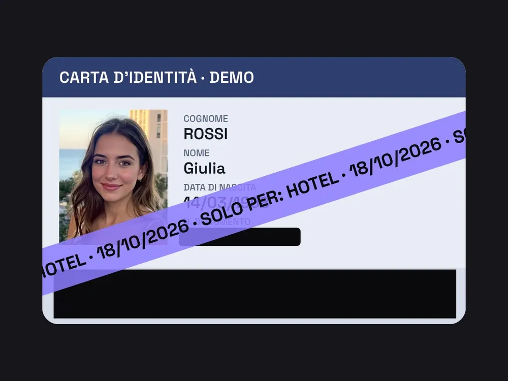 Dopo · Documento d’identità